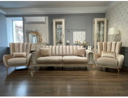 Комплект мягкой мебели ЗАМИРА, бежевый