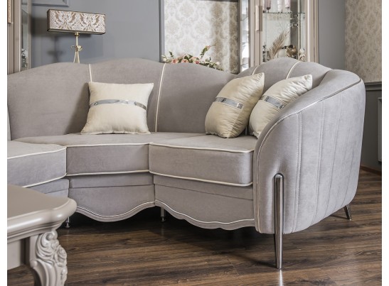 Диван GRAVITA угловой 2-У-1, серый серебро в Набережных Челнах