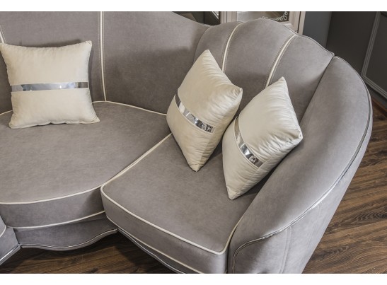 Диван GRAVITA угловой 2-У-1, серый серебро в Набережных Челнах