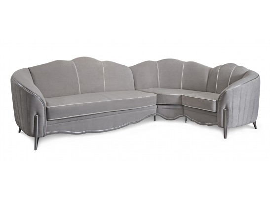 Диван GRAVITA угловой 3-У-1, серый серебро в Набережных Челнах