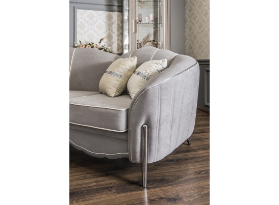 Диван GRAVITA угловой 3-У-1, серый серебро в Набережных Челнах