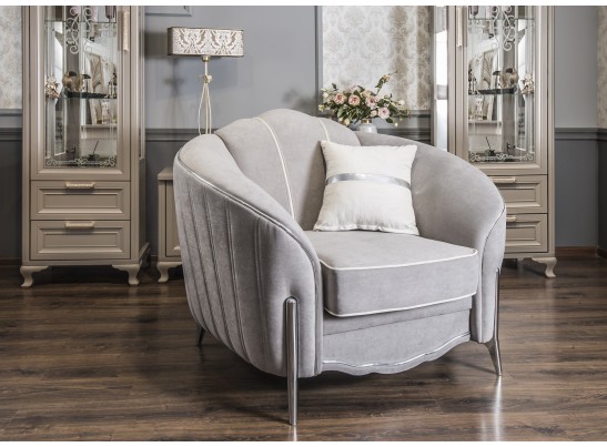 Комплект мягкой мебели GRAVITA, серый серебро в Набережных Челнах