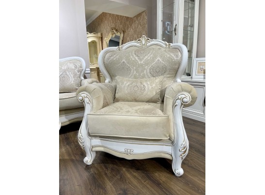 Комплект мягкой мебели Натали, белый глянец в Набережных Челнах