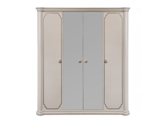 Шкаф 4-х дверный Лали, бежевый в Набережных Челнах