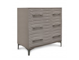 Комод Гравита, серый камень глянец