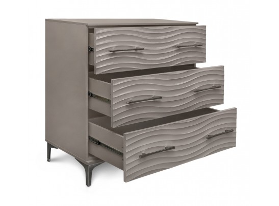 Комод Гравита, серый камень глянец в Набережных Челнах