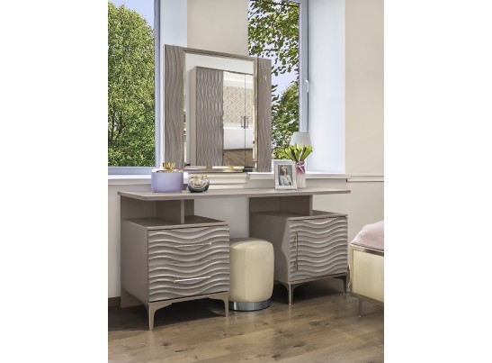 Туалетный столик Гравита, серый камень глянец в Набережных Челнах