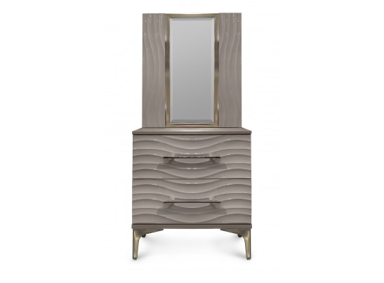 Тумба Гравита, серый камень глянец в Набережных Челнах