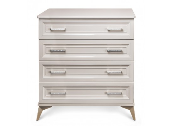 Комод НОННА, комод 4 ящика, мокко глянец в Набережных Челнах