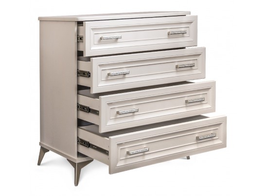 Комод НОННА, комод 4 ящика, мокко глянец в Набережных Челнах