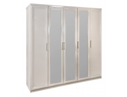 Шкаф 5-ти дверный НОННА, мокко глянец