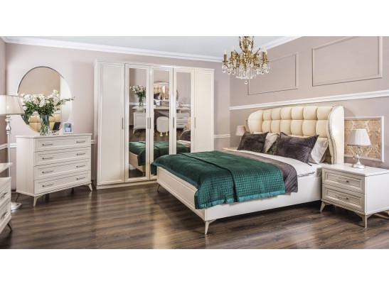 Кровать НОННА 1.8, мокко глянец в Набережных Челнах