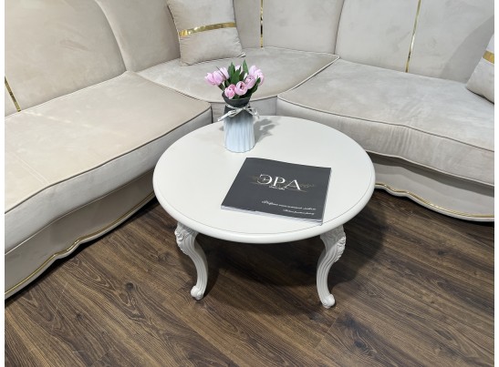 Столик круглый Мокко, бежевый в Набережных Челнах