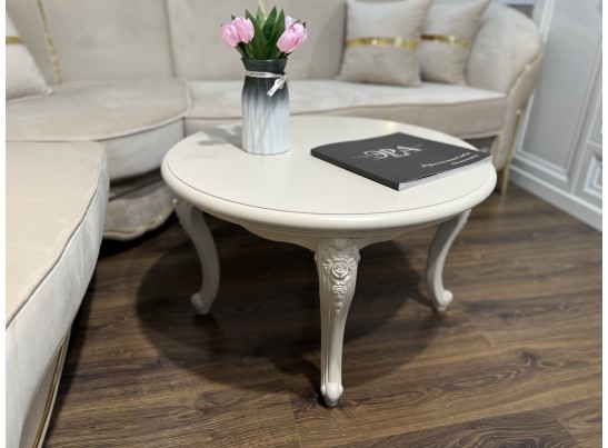 Столик круглый Мокко, бежевый в Набережных Челнах