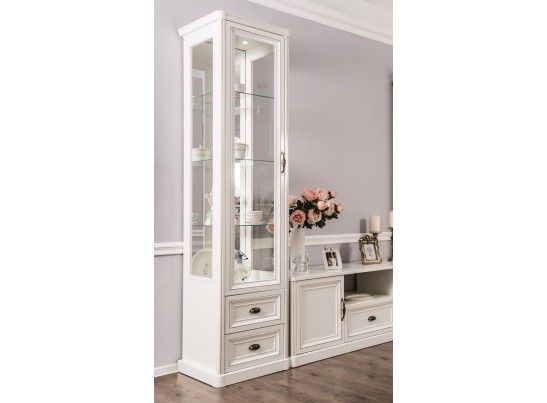 Гостиная Натали 1+1, белый глянец