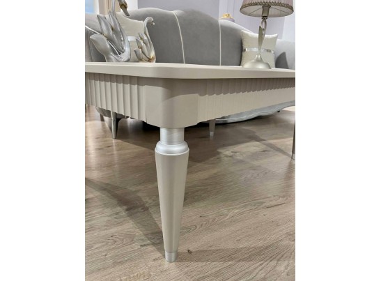 Столик прямоугольный Гравита, серый камень