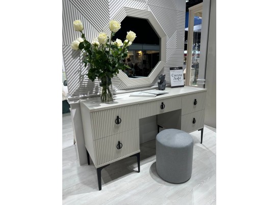 Спальня Стелла 4-ств 160 светло серый камень