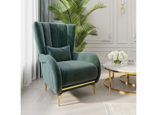 Кресло Замира оливковый