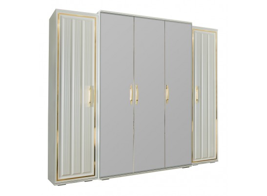 Шкаф Замира 5-дверный оливковый в Набережных Челнах