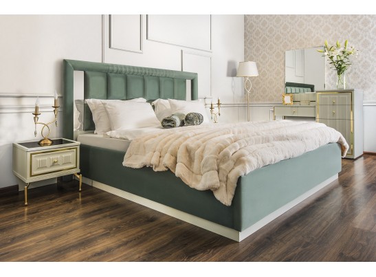 Кровать Замира 160x200 см оливковый в Набережных Челнах