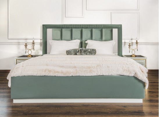 Кровать Замира 160x200 см оливковый в Набережных Челнах