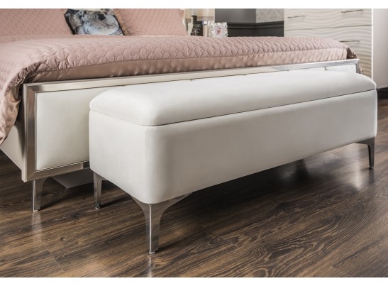 Банкетка GRAVITA белый глянец в Набережных Челнах