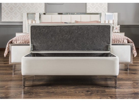 Банкетка GRAVITA белый глянец в Набережных Челнах