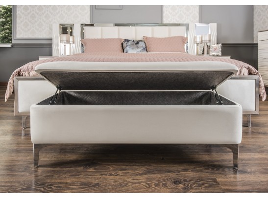 Банкетка GRAVITA белый глянец в Набережных Челнах