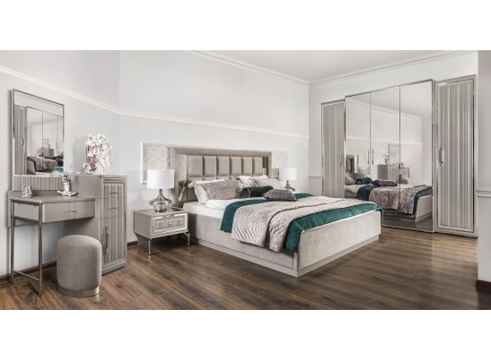 Шкаф Замира 5-дверный серый камень в Набережных Челнах