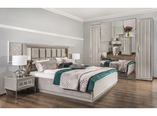 Шкаф Замира 5-дверный серый камень в Набережных Челнах