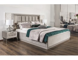 Кровать Замира 180x200 см серый камень