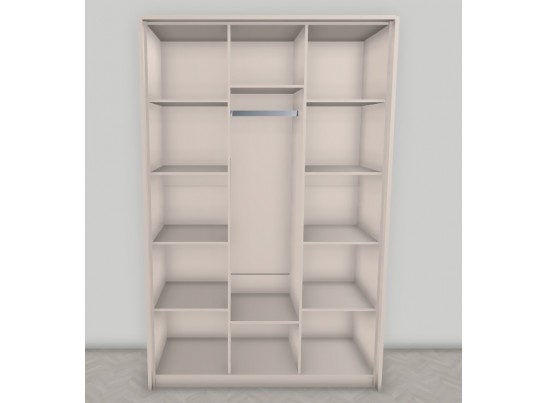 Шкаф LARA 3-дверный белый глянец в Набережных Челнах