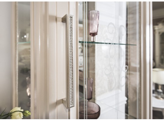 Витрина Нонна 1-ств бежевый глянец в Набережных Челнах