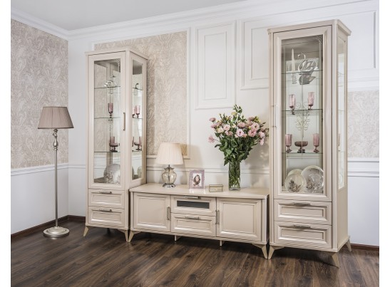 Тумба Нонна бежевый глянец в Набережных Челнах