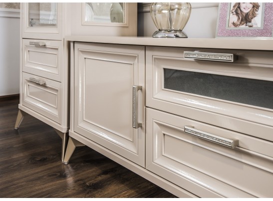 Тумба Нонна бежевый глянец в Набережных Челнах