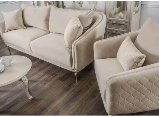 Диван Нонна 3х местный мокко в Набережных Челнах