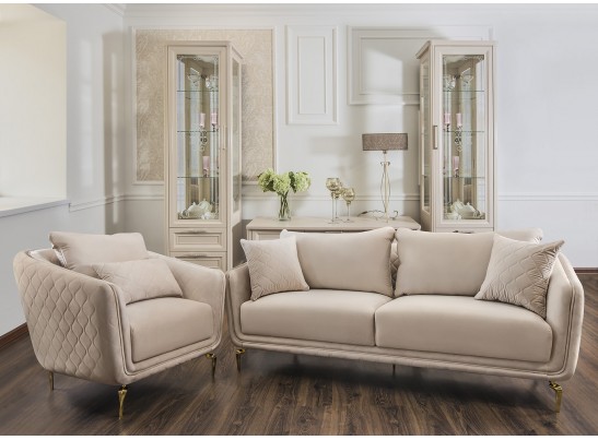 Диван Нонна 3х местный мокко в Набережных Челнах