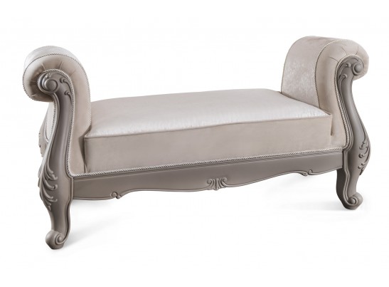 Оттоманка Мокко с двумя подлокотниками серый камень в Набережных Челнах