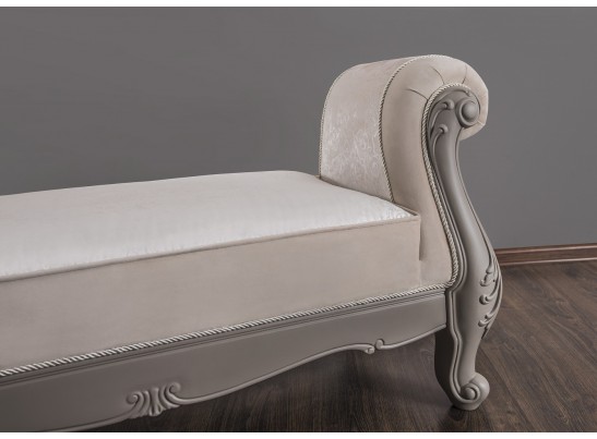 Оттоманка Мокко с двумя подлокотниками серый камень в Набережных Челнах