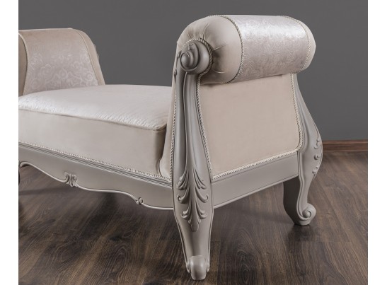 Оттоманка Мокко с двумя подлокотниками серый камень в Набережных Челнах