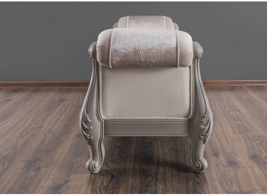 Оттоманка Мокко с двумя подлокотниками серый камень в Набережных Челнах