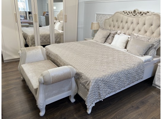 Оттоманка Мокко с двумя подлокотниками бежевый в Набережных Челнах