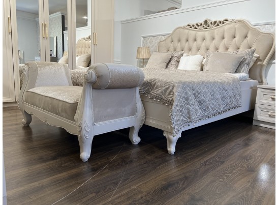 Оттоманка Мокко с двумя подлокотниками бежевый в Набережных Челнах