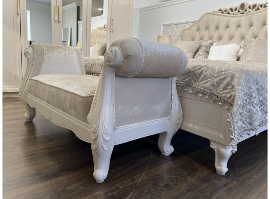 Оттоманка Мокко с двумя подлокотниками бежевый в Набережных Челнах