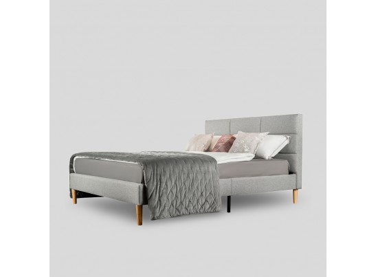 Кровать Milana 160х200 серый в Набережных Челнах