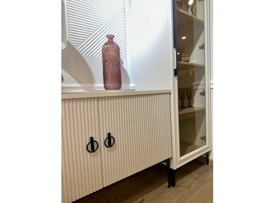 Тумба ТВ Стелла светло серый камень