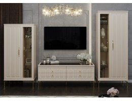 Гостиная Замира 2+тв+2 бежевый