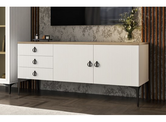 Гостиная Стелла 1+тв+1 белый