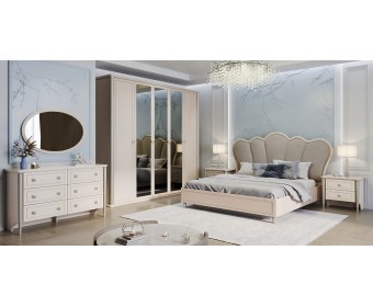 Зеркало Диана ППУ бежевый