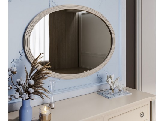 Зеркало Диана ППУ бежевый